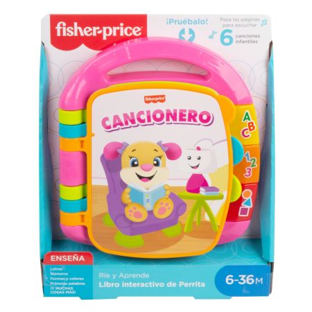 Libro Fisher Price libro aprendizaje de perrita