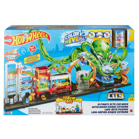 Hot Wheels lavadera de coches del pulpo