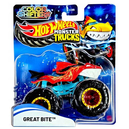 Coche Hot Wheels Monster Trucks color shifters