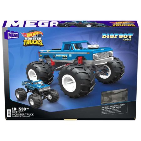 Hot Wheels Mega Construx coleccionista Big Foot 55