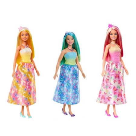 Barbie muñeca princesa surtida con falda