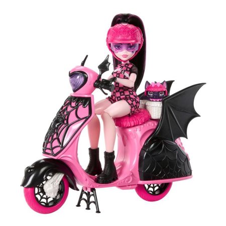 Monster High muñeca Draculaura y su scooter