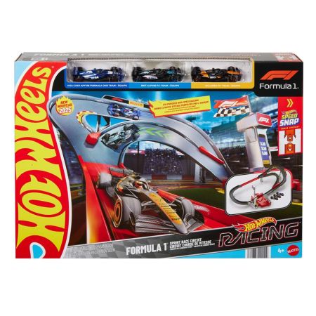 Hot Wheels City Racing F1 y 3 coches