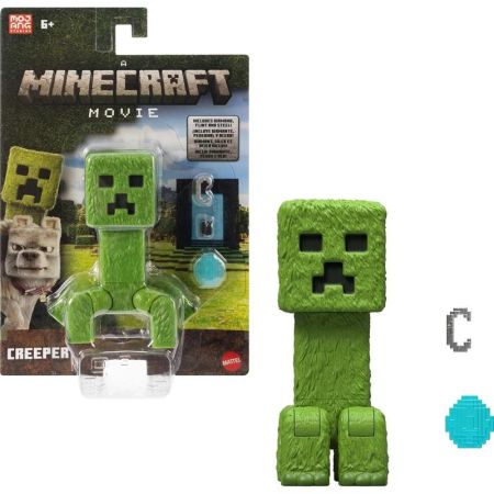 Minecraft La Película Figura de acción Creeper