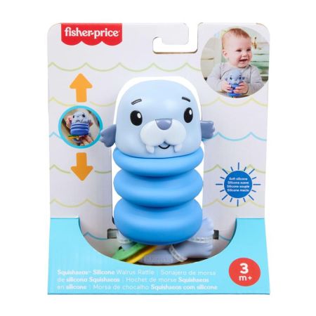 Fisher Price sonajero silicona foca