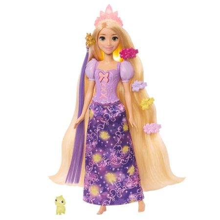 Princesas Disney muñeca Rapunzel con melena mágica
