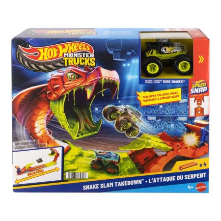 Hot Wheels Monster Trucks pista serpiente