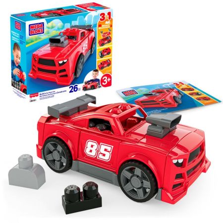 Mega Bloks coche de carreras 3 en 1