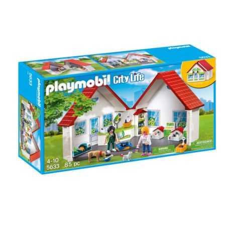 Playmobil City Life tienda de mascotas maletín