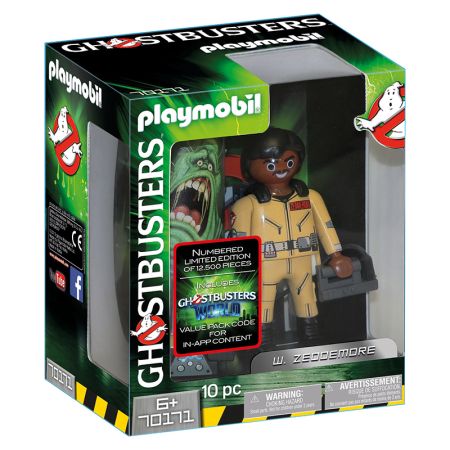 Playmobil Ghostbusters figura W.Zeddemore