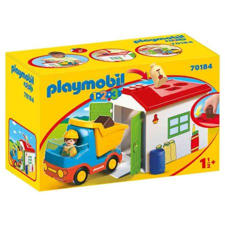 Playmobil 1.2.3 Camión con Garaje
