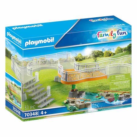 Playmobil Family Fun plataforma de observación zoo