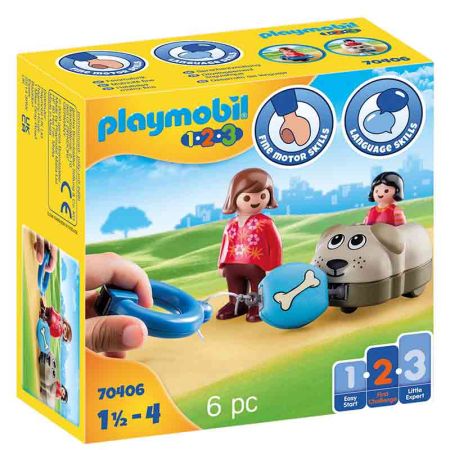 Playmobil 1.2.3 mi perro