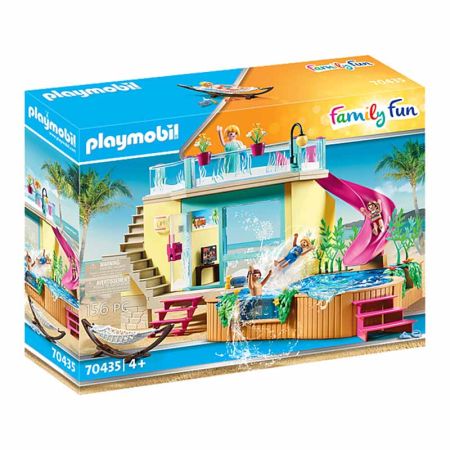 Playmobil Family Fun bungaló con piscina