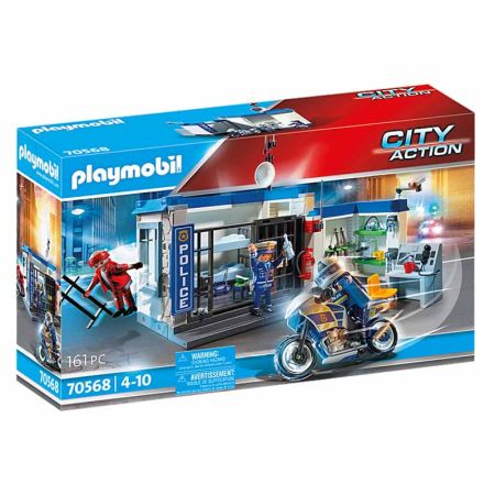 Playmobil City Action policía escape de la prisión