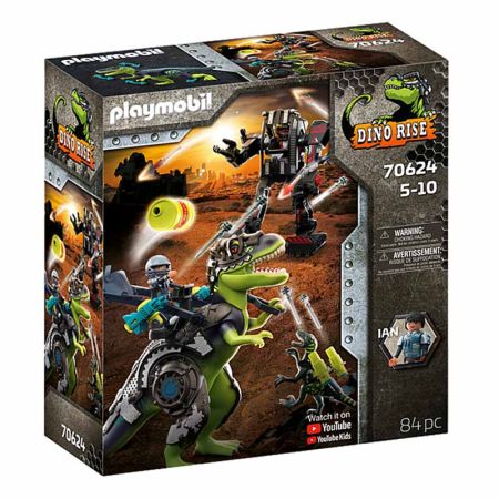 Playmobil Dinos T-Rex: batalla de los gigantes