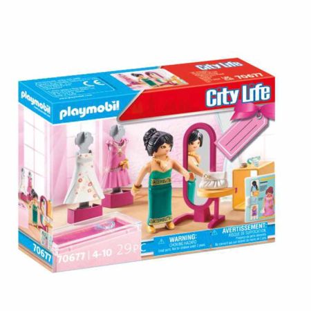 Playmobil set de regalo tienda de moda festiva