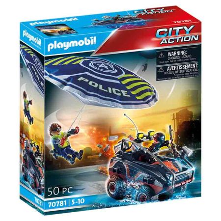 Playmobil City Action Policía Paracaídas
