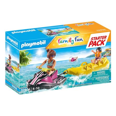 Playmobil Family Fun SP moto de agua y bote banana