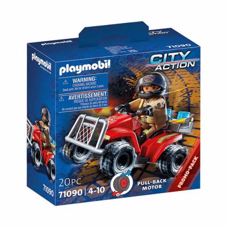 Playmobil City Action Bomberos Speed Quad