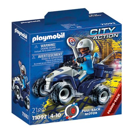 Playmobil City Action Policía Speed Quad