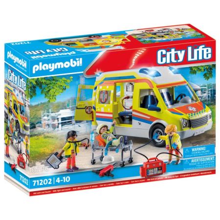 Playmobil City Life ambulancia con luz y sonido