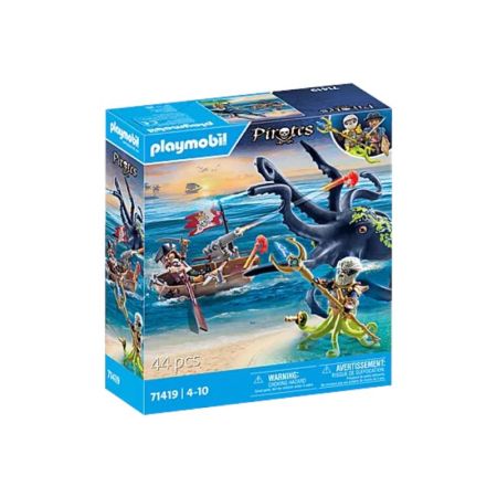 Playmobil Pirates batalla con pulpo gigante