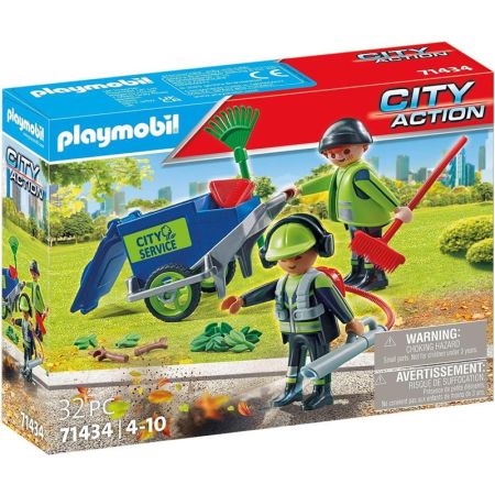 Playmobil City Action equipo de limpieza urbana