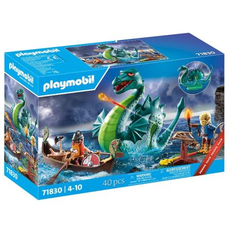 Playmobil Vikingos con monstruo marino