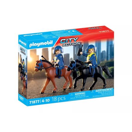 Playmobil Action Heroes escuadrón policial caballo