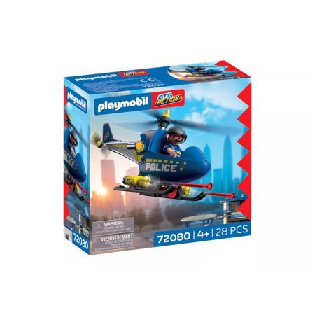 Playmobil City Action helicóptero de policía