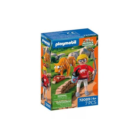 Playmobil Animal & friends tigre y visitante