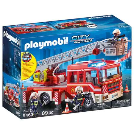 Playmobil City Action camión bomberos y escalera