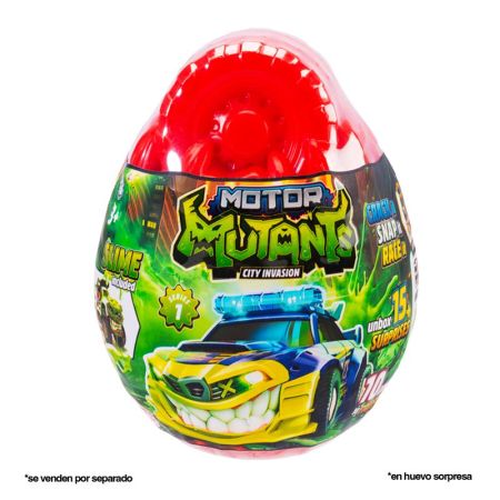 Motor Mutants huevo sorpresa con coche