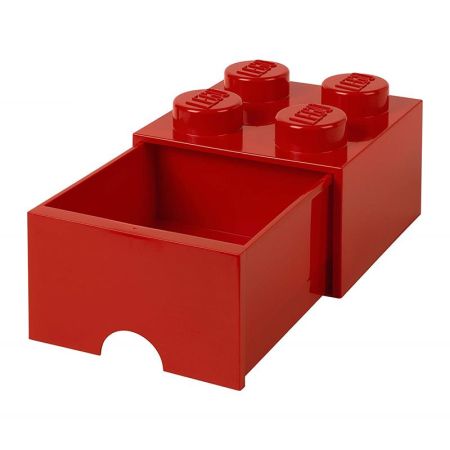 caja de almacenaje LEGO roja