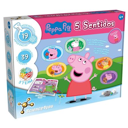 Science4you Descubre los 5 sentidos con Peppa Pig