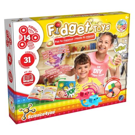 Science4you Scavi Fossili 4 In 1: Gioco Paleontologia Con Vulcano E 9 Esperimenti Per Bambini 8+