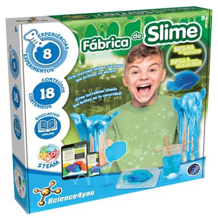 Science4you Fábrica Slime brilla oscuridad