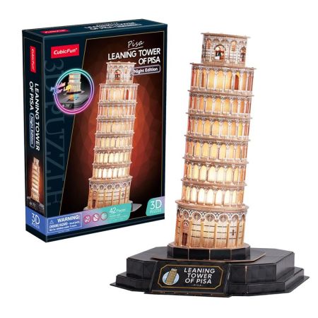 Puzzle 3D Torre de Pisa led