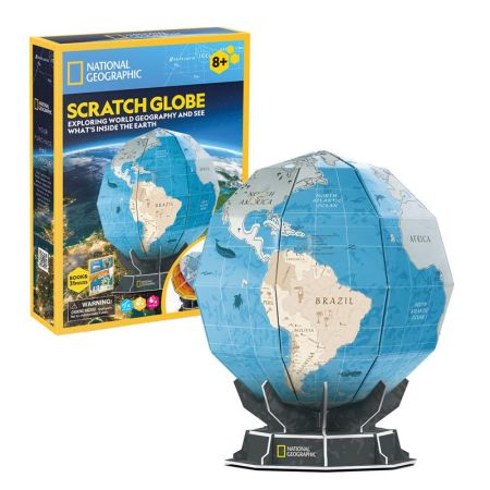 Puzzle 3D bola del mundo