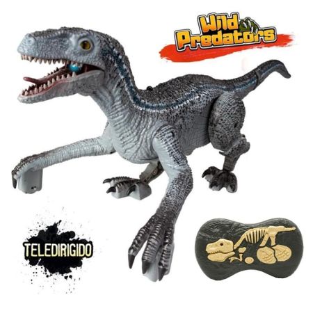 Dinosaurio Velociraptor radio control