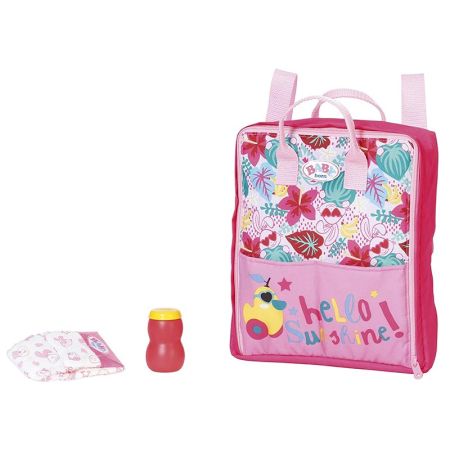 BABY Born vacaciones mochila cambiador