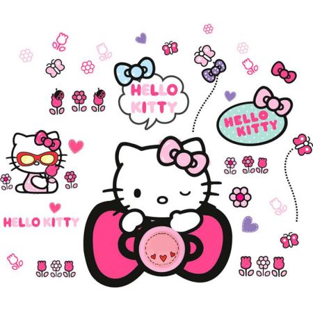 Hello Kitty timbre con pegatinas