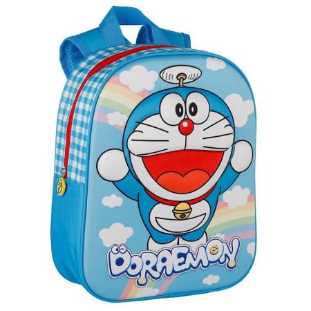 Mochila Doraemon arcoiris 3D 32x25x10