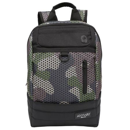 Mochila escolar Camuflaje 32x44x16 cm
