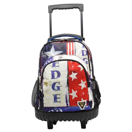 Mochila escolar Edge con carro trolley 36x46x20 cm