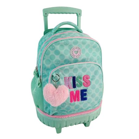 Mochila escolar trolley Blin blin Kiss me 44 cm