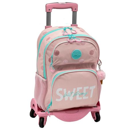 Mochila escolar carro Blin-Blin Dots 42 cm*