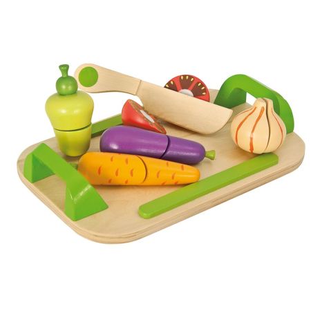 Tabla madera y verduras 12 pz Eichhorn