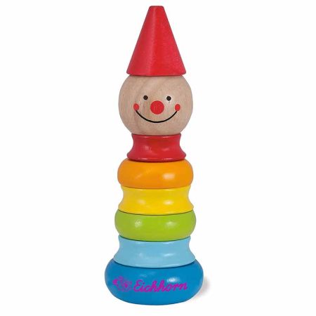 Payaso apilable de madera Eichhorn